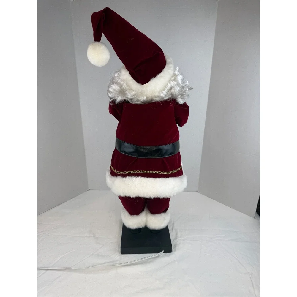 Vintage Traditions Deluxe Animated Santa with Light and Music 16 Holiday Tunes‎